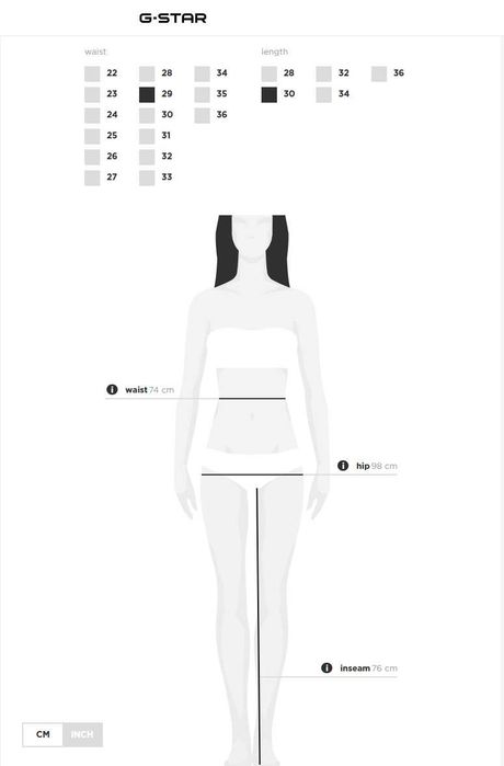 Дънки G-star 3301 Mid Skinny