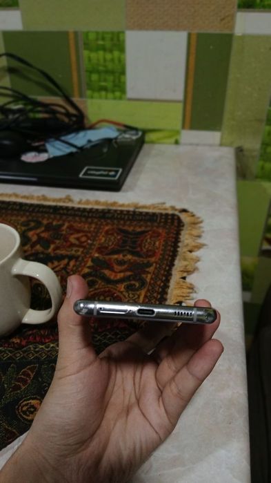 Samsung s 21 plus 5g 128 gb silver rang kar dok yoq bazi obmen bor