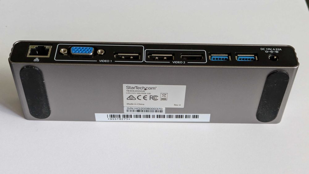 Thunderbolt 3 Dock, afisare display pe monitor extern