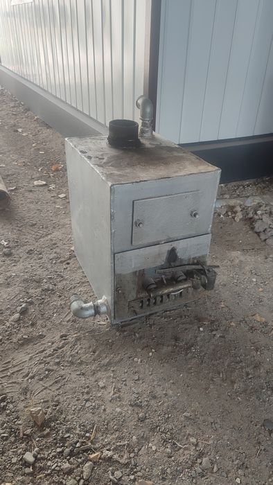 Газовая печька  с дымоходом