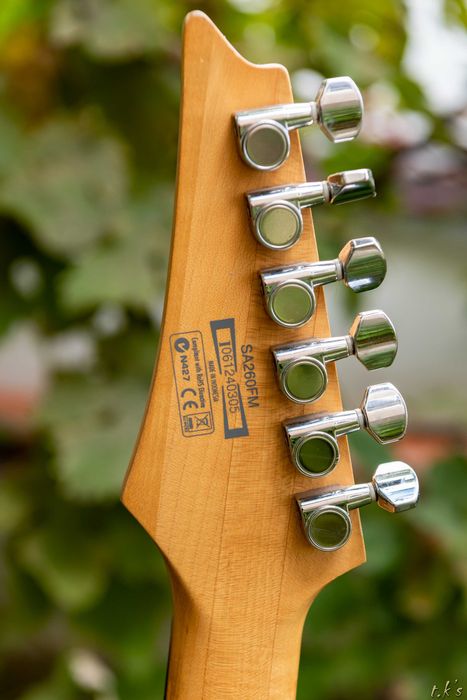Vand Ibanez SA260FM Amber Burst