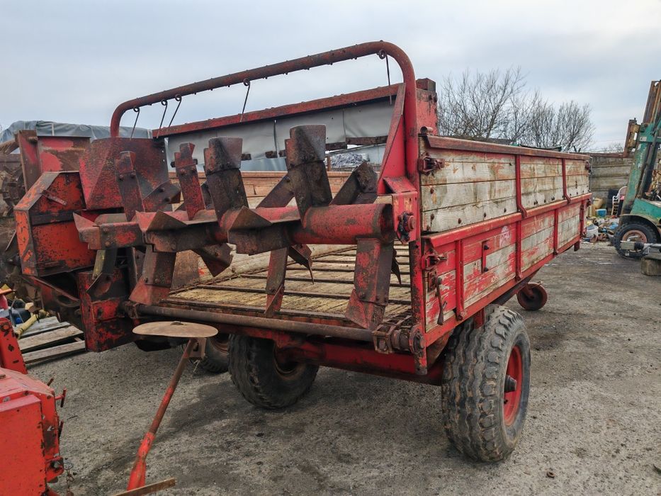 Remorcă împrăștiat gunoi MIG bălegar 4 tone