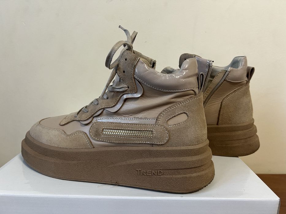 Зимни обувки, естествена кожа