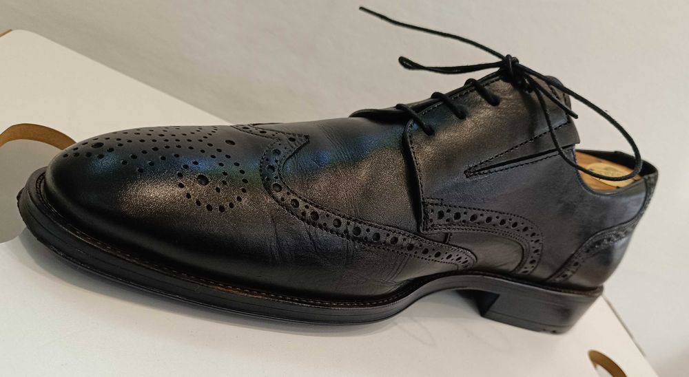 Pantofi derby brogue 44 44.5 premium LLOYD piele naturala moale