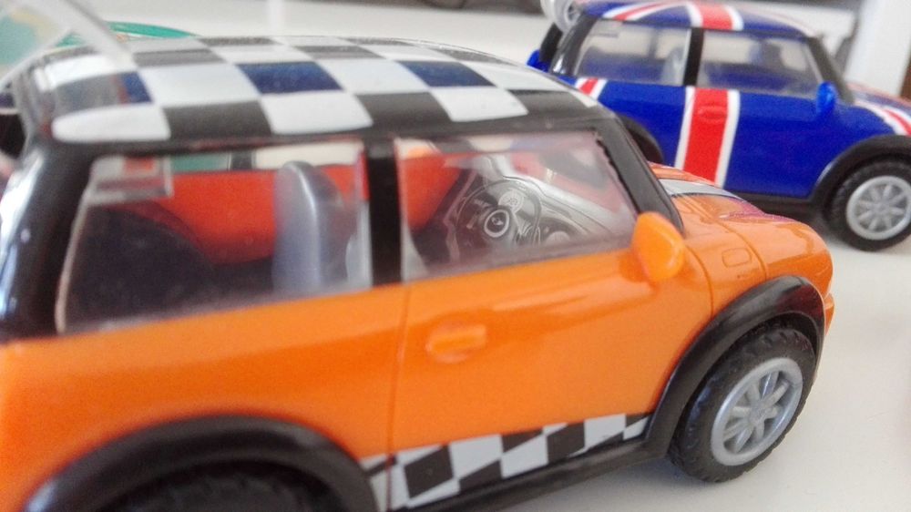 Стари играчки Tonka и Bison, пластмасови интересни колички