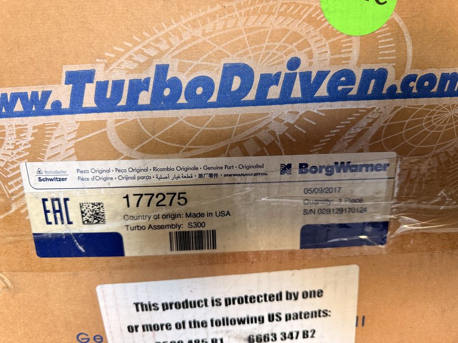 Турбокомпрессор Borg Warner