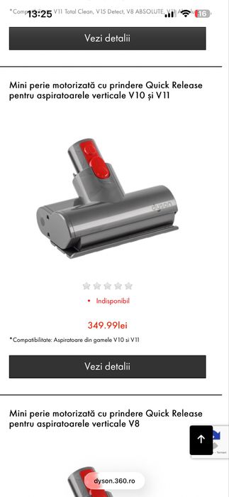 Perie Dyson V8 par animale