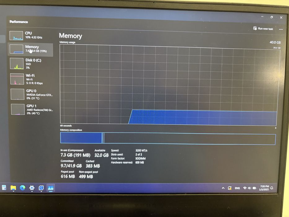 Laptop Gaming ASUS ROG Zephyrus – Ryzen 7 / GTX 1650 / 40GB RAM / SSD 1TB