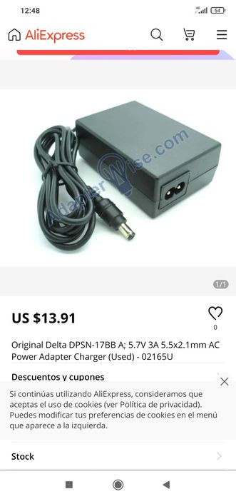 Adaptor de alimentare Delta Electronics