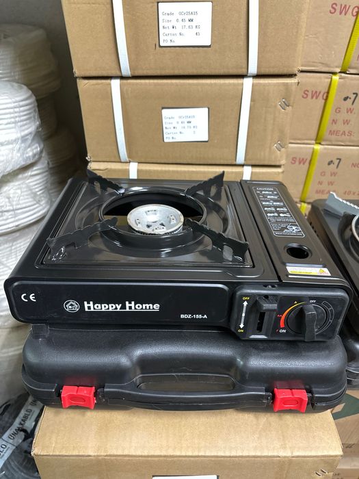 Туристически къмпинг газов котлон с пълнител