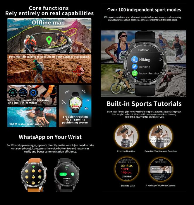 Умные часы HD300 Pro GPS 4ГБ