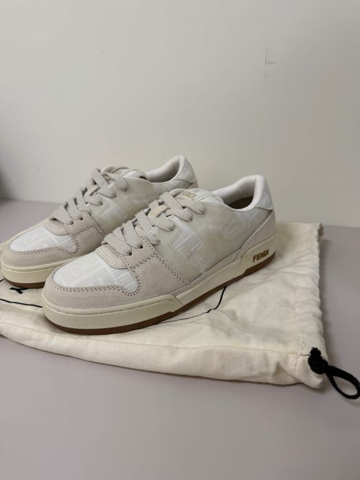 Fendi Match Sneakers Beige