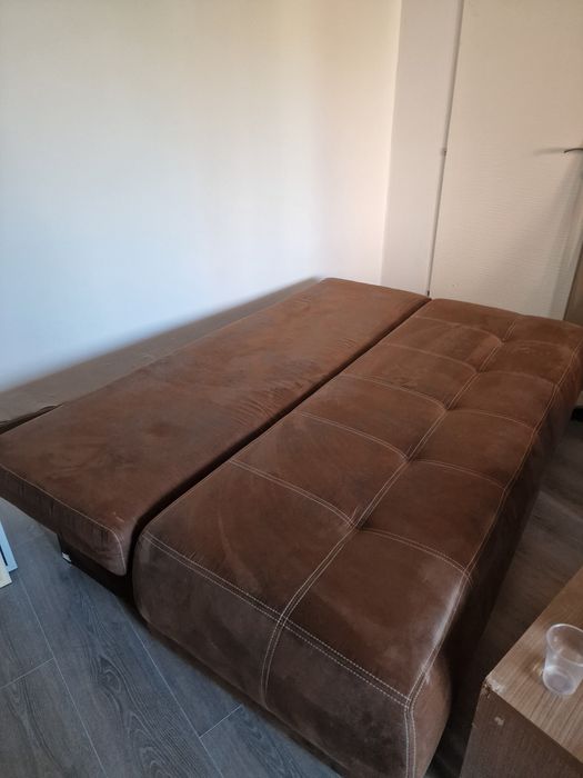 Canapea extensibila modern maro