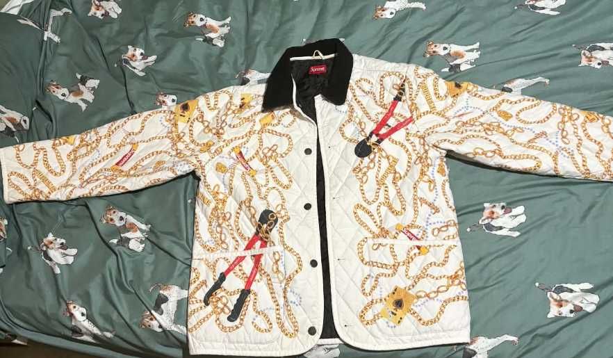Яке Supreme Chains Quilted Jacket