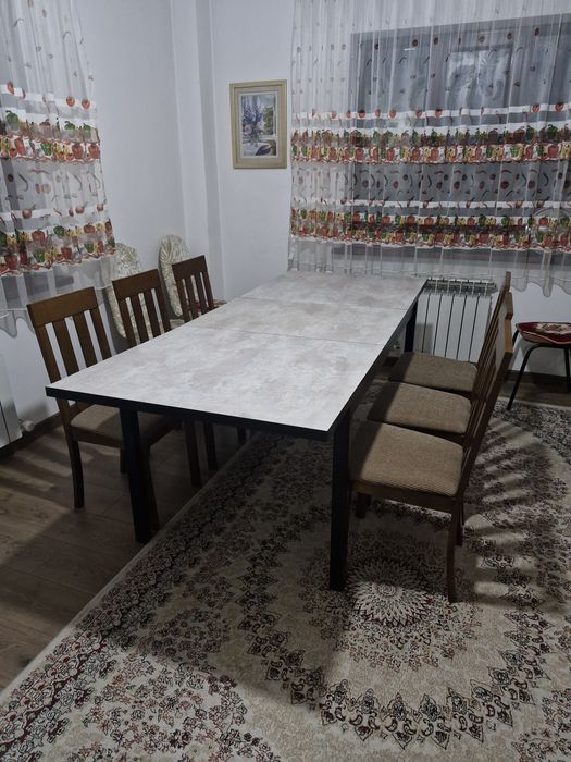 Стол стулья 2.2м