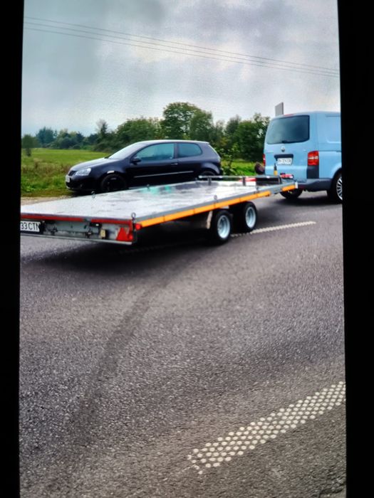 Volkswagen Transporter long +platforma 2 axe.