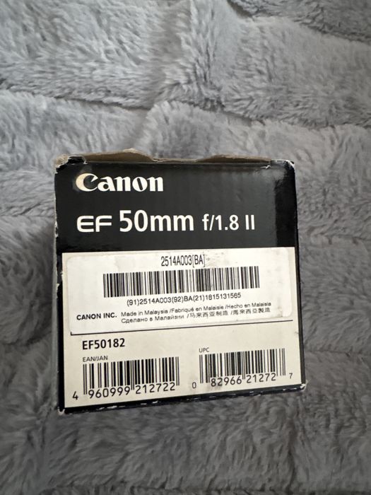 Линза canon 50мм