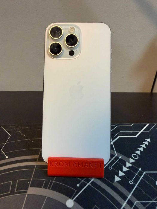 iPhone 16 PRO MAX WHITE / 256 GB / Bat.88% / Garantie * Krom Amanet Margeanului *