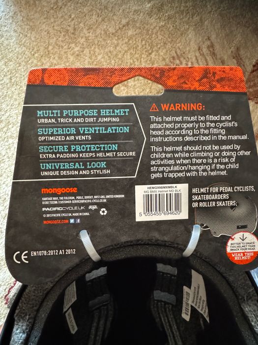 Mongoose каска за колело/BMX/ ролери/тротинетка/ скейтборд/ кънки
