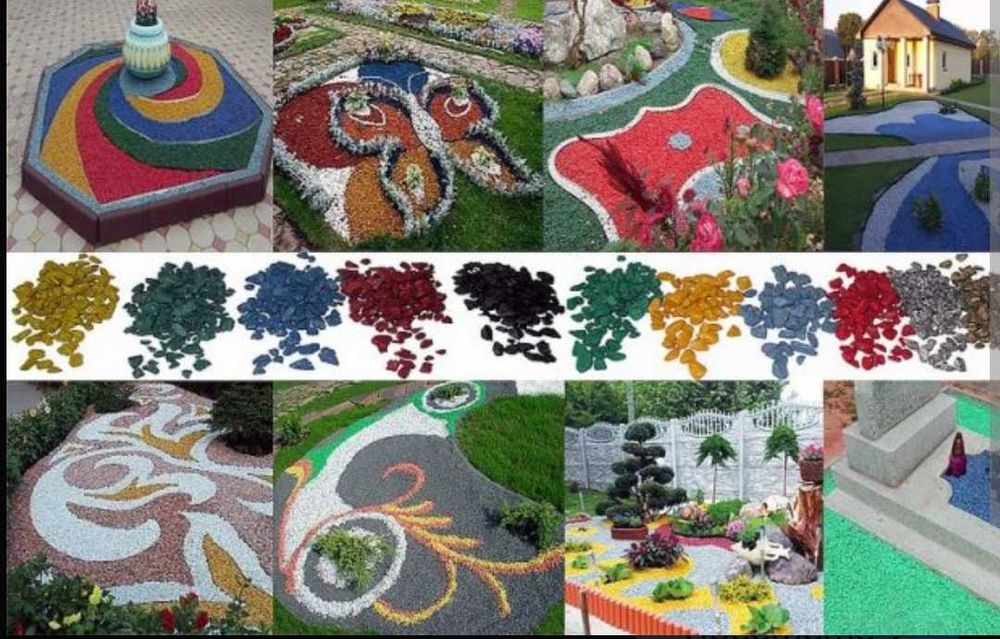 Декоративен цветен камък