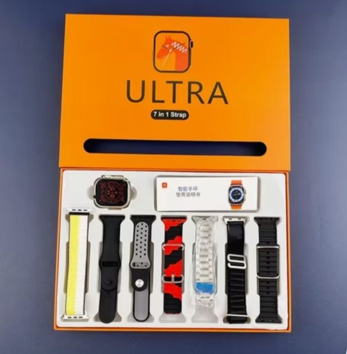 Смарт часовник Y60 Ultra 7 в 1, Водоустойчив, Bluetooth обаждания