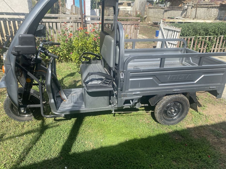 Vând triciclu volta vt5 nou cu carte RAR  făcută  ,0 km, trebuie înmatriculat doar la primărie. 7500