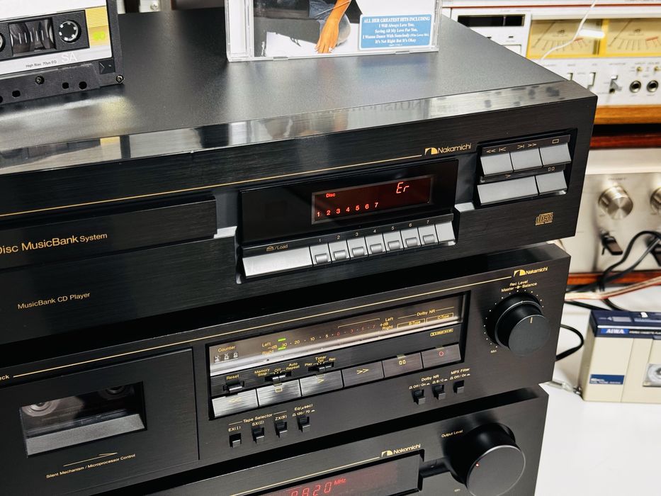 Linie NAKAMICHI-amplituner+CD+deck-RE-3+CR-1E+MB-4S-sunet deosebit