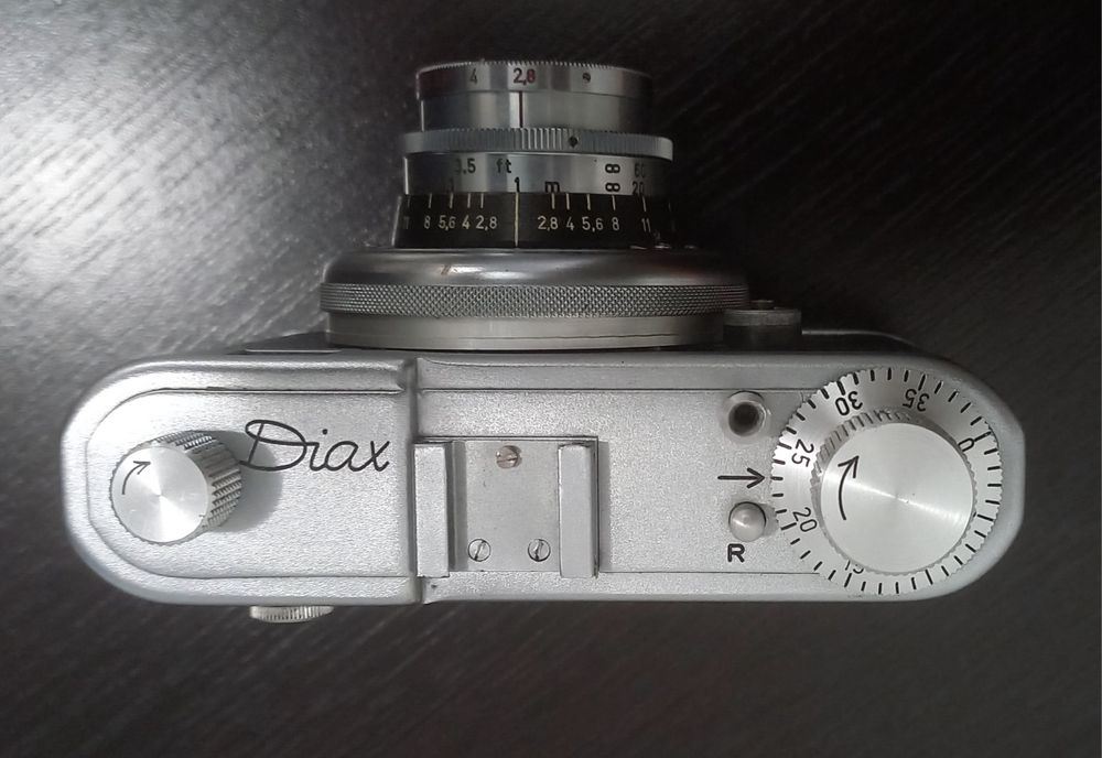 Aparat foto film Voss Diax 1a cu obiectiv Schneider Kreuznach-vintage,