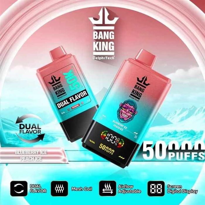 Bang King 50.000 puffs, 2 in 1 (model 2026)