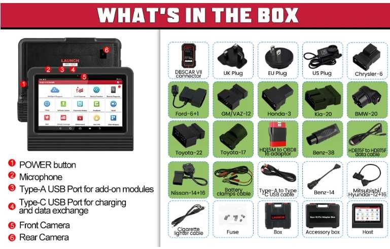 Launch X431 PRO V 5.0 ELITE BT: Dignoza / Tester ORIGINAL ECU CODING