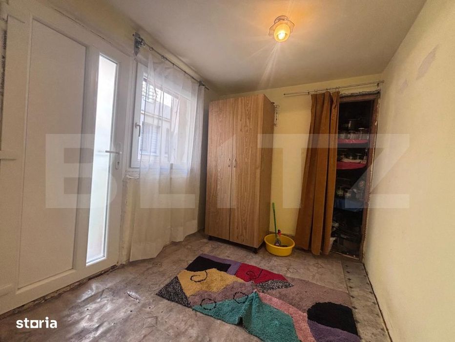 Apartament la casa, 1 camera, 37 mp, decomandat, gradina, Semicentral