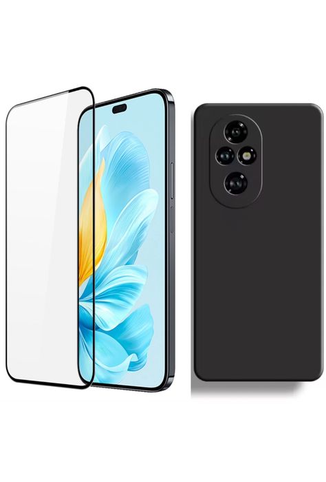 Husa Soft Silicon + Folie Sticla / Silicon -  Honor 200/400/LITE/PRO