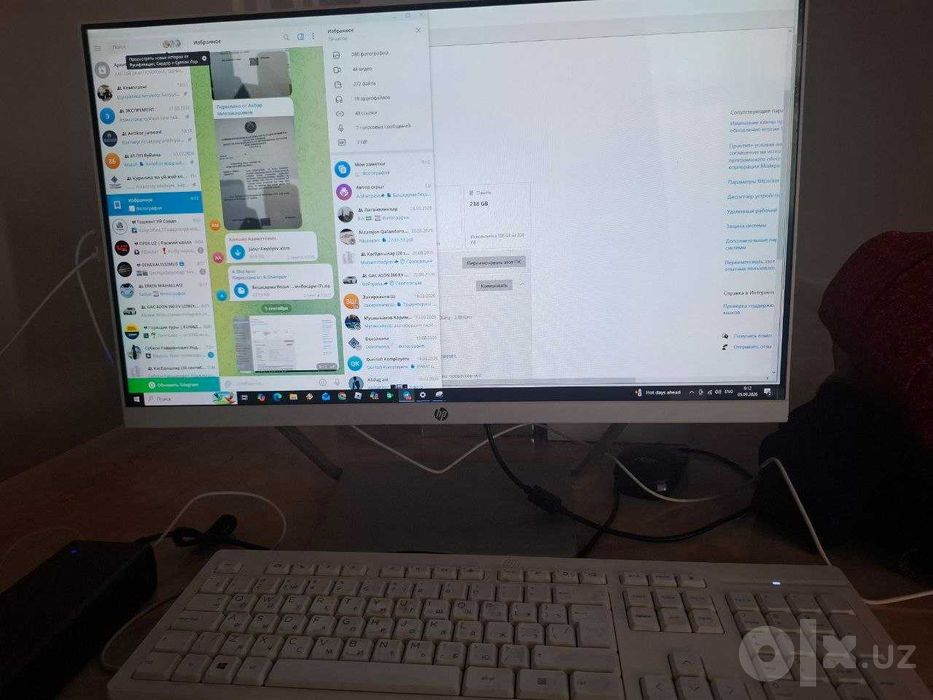 Продаю свой Компьютер моноблок 'HP core I5'   почти новая