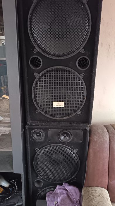 Vând boxe de putere +stație