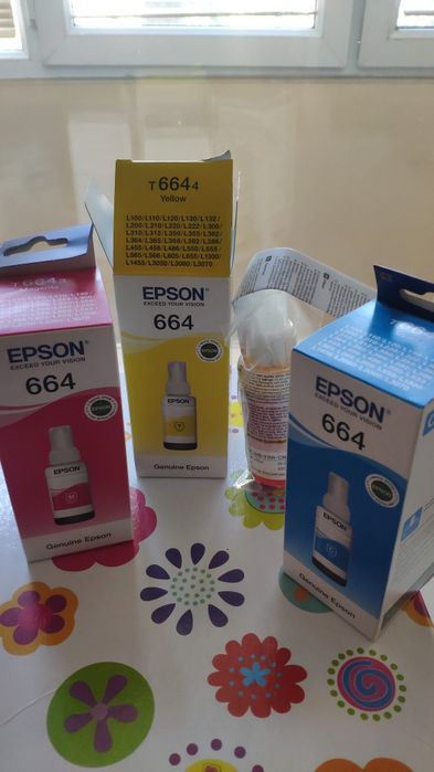 Чернила на принтер epson