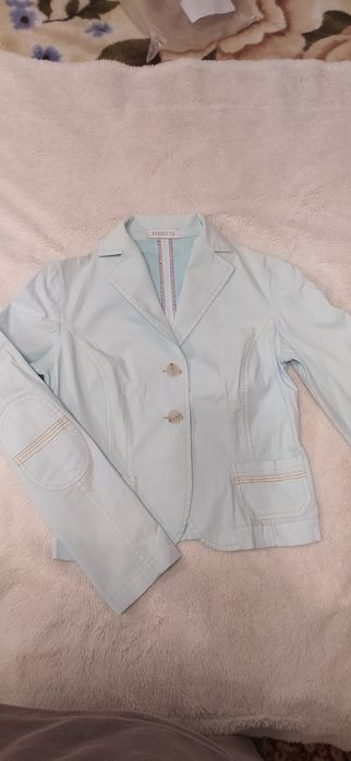 Sacou femei, mărimea 40, culoare albastru deschis