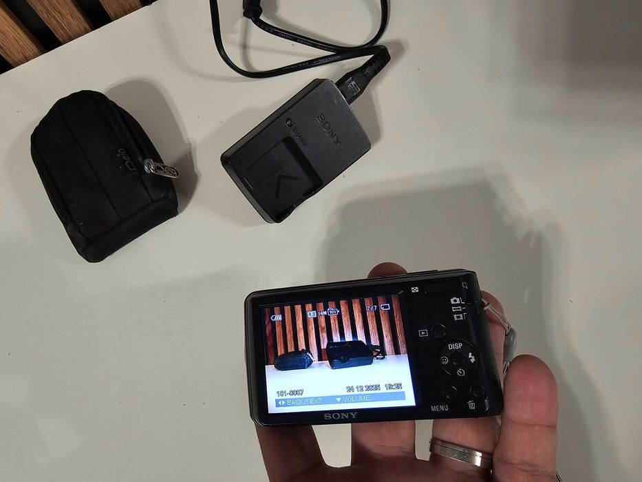 Y2K Aparat foto digital compact Sony DSC W520 14.1MP 5xZoom