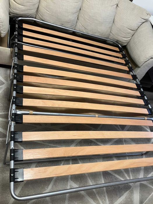 Canapea stofă Mobexpert 3 locuri, extensibilă tip ribalta Slatina • OLX.ro