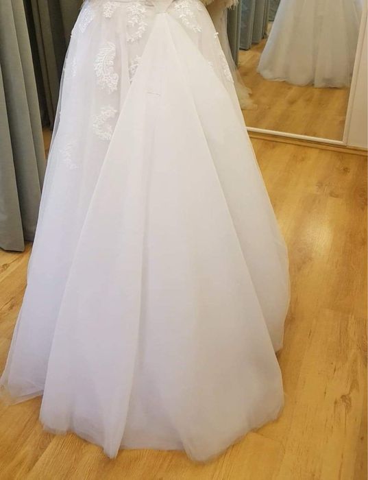 Rochie mireasa, maneca scurta M-38