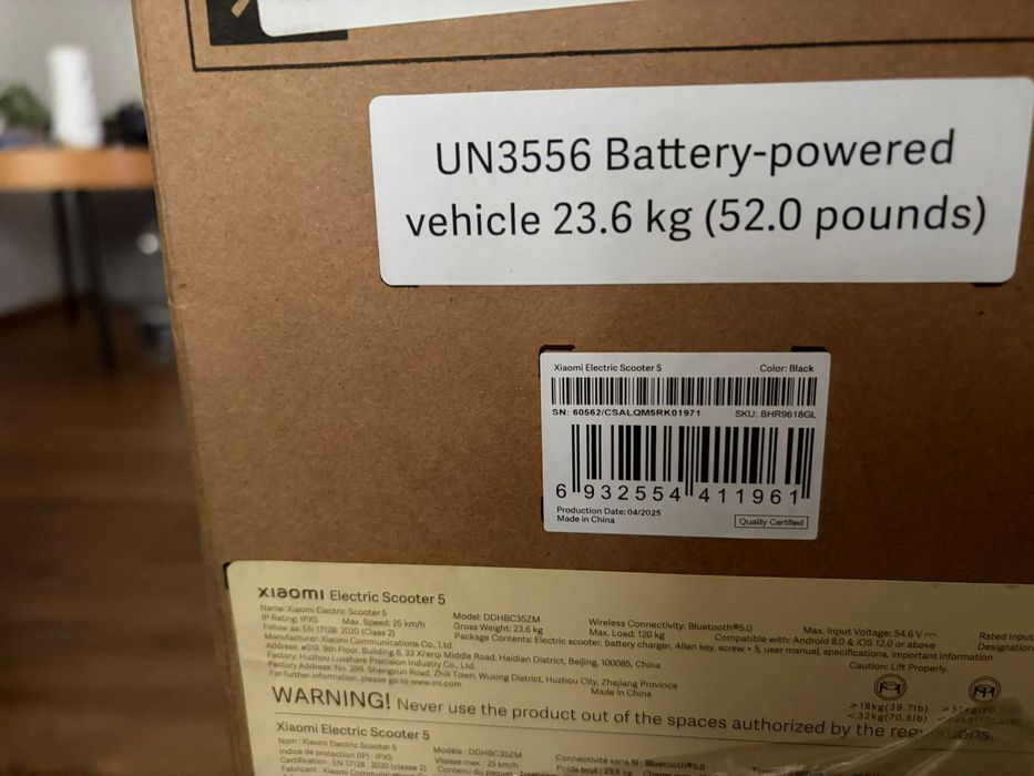 Trotineta electrica Xiaomi Electric Scooter 5 Noua Sigilata cu Factura