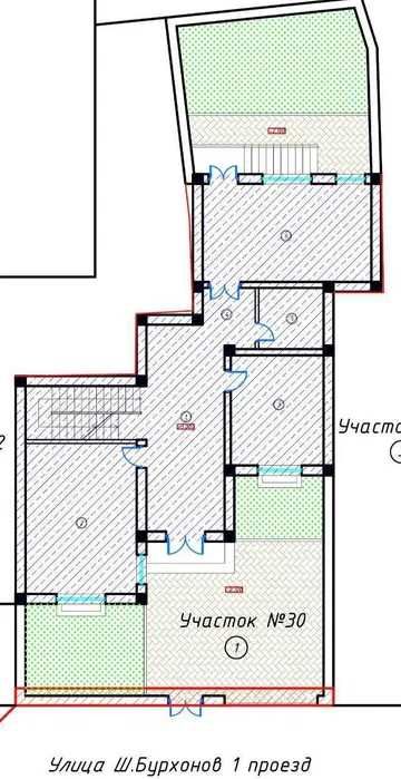 Продается КОРОБКА ул.Шукур Бурханов 3 сотка