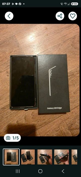 Samsung s25 edge 12/256 gb impecabil