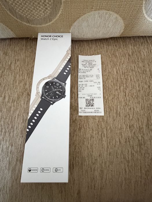 КАТО НОВ Honor Watch EPIC GPS Гаранция Technopolis 2028г. Black