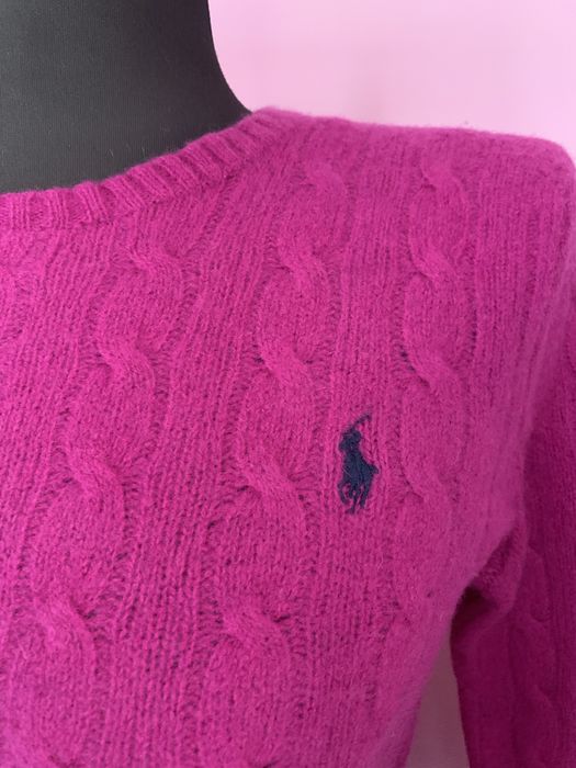 Детски Розов вълнен пуловерRalph Lauren