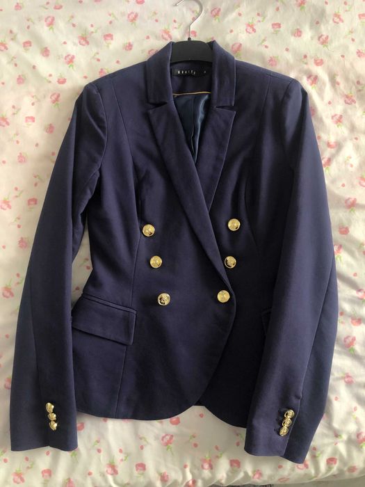 Сако от Mohito в тъмно син цвят