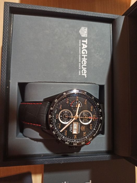 Vand ceas titan chronograf original NOU Tag Heuer