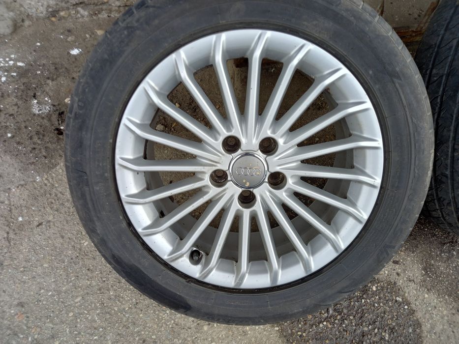 Vând jante R17 Audi originale, A5,A6,A4 (5×112) Vw sau Skoda butuc 66.