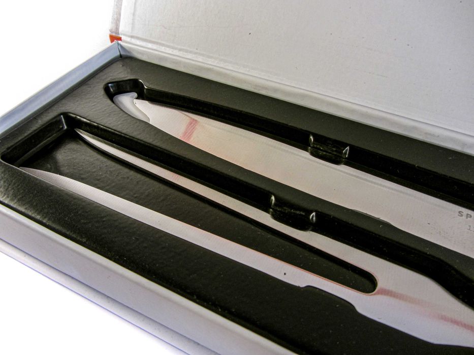 НОВ! Нож и вилица за транжиране на месо 34 см