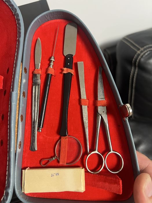 Microscop optic portabil cu trusa 500x