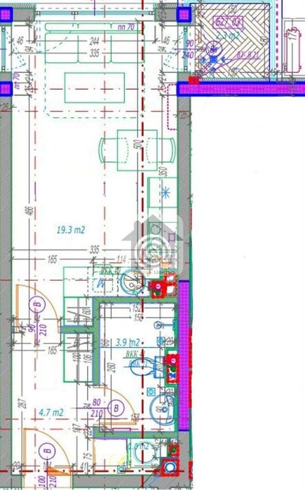 Продава се Едностаен апартамент в София, Малинова долина - 46 кв.м за 1342 €/кв.м - Снимка #1